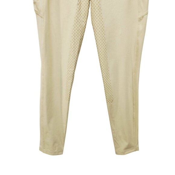 Santiny Womens Beige Riding Pants leggings Size S With Pockets & Stretch - Picture 5 of 12